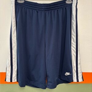 Nike Dark Blue Shorts with White Accents